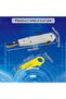 أداة توصيل إيثرنت احترافية لمقبس RJ45 من الفئات Cat5 و Cat6 و Cat7، وأداة تأثير على خط الهاتف - 2