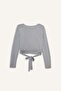 Cross-Tied Long Sleeve Blouse F8572Ax26Sp - 8