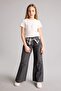 100% Cotton Baggy Fit Poplin Trousers for Girls H1951A826Sm - 3