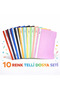 10 Renk Telli Dosya Set - 3
