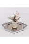 Hexagonal Mirrored Tray Silver - 3