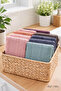 6-Piece Hand and Face Towel Set 50X90 cm Pure Cotton - 4