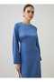 Beli Tie-Dye Detailed Dress - Galaxy Blue - - 4