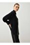 Medina Silk Fabric Contrast Color Shirt & Pants Set - Black - - 6