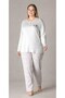 Plus Size Cotton Piece Pajama Set for Women – Oversized Comfortable Home Wear B89-77 - 4