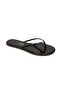 Women's Classic Patent Leather Black Stylish Daily Flip Flops Slipper