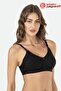 Premium Women's Plus Size Minimizer Non-Wired Non-Supporting Gathered Combed Cotton Comfortable Bra