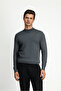 Half Turtleneck Regular Fit Wool Basic Knitted Sweater