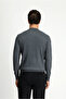 Half Turtleneck Regular Fit Wool Basic Knitted Sweater - 6