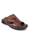 40501 Daily Anatomical Leather Men's Slipper -Tan