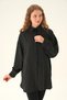 Black Striped Oversized Shirt 4013A