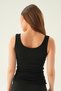 Black Front Button Detail Athlete 634 - 5