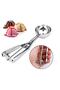 Gray Steel Ice Cream And Cookie Spoon - 4