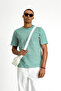 Crew Neck Regular Fit Cotton Striped T-Shirt - 4