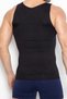 Premium Shapewear Black Men's Athlete Corset Athlete Waist Chest Belly Gynecomastia Recovery Upright Posture - 2