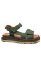 Garnet Genuine Leather Comfort Orthopedic Women's Sandals Green - 2