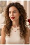 316L Stainless Tarnish Free Clover Necklace with Black, White, Pink, Blue, Red Color Options - 2