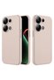 Xiaomi Poco M6 Pro Compatible Velvet Erasable Launch Case Beige