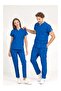 Cobalt Blue Lycra Doctor and Nurse Jersey Unisex Surgical Team |   Brl Scruble - 5
