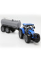 Toy Tractor with Tanker-Blue - 2
