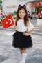 Girl's Tutu Skirt Combination - Black Layered Skirt and White Blouse, Stylish Eid Outfit |   April 23 - 4