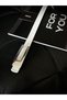 Design Silver Buckle Thin White Women's Belt, Coat Belt, Shirt Belt, Dress Belt - 2