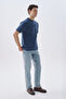Men's Indigo Comfort Fit Crew Neck T-Shirt - 3