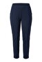 Large Size Pocketed Elastic Waist Stretch Fabric Narrow Leg Viscose Pants 103368 - 6