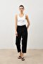 Black Women's Trousers with Pens - 3