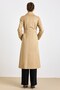 File Detailed Double-Breasted Water-Repellent Featured Trench Coat Kamel 6831 - 7