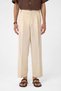 Stone High Waist Pleated Relax Fit Men's Trousers