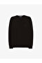 Black Slim Fit V-Neck Basic Knitwear Sweater 50314190-Vr046 - 7