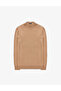 Camel Slim Fit Half Turtleneck Basic Knitwear Sweater 50314176-Vr015 - 7