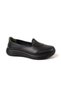 Women's Leather Comfort Casual Shoes T4218 - Black - 41