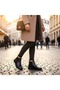 Women's Leather Daily Boots 1453 - Black - 41 - 6