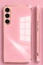 Galaxy A54 Case with Camera Protection Gold Edge Design Silicone