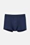Navy Blue Compact Combed Cotton Boxer