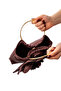 Li̇na |   Gold Metal Handle Rose Flower Design Evening Dress Hand and Shoulder Bag - 6