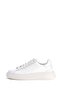 Elba leather-blend sneaker - 2