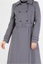 Belted Button Detail Coat 10459 - 4