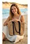 Large Size Straw Beach Bag Women's Mesh Textured Summer Casual Women's Bag
