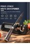 4-Port Handheld Tool Sharpener, Detachable Diamond Ceramic Kitchen Sharpening System - 2