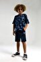 Men's Youth 2000 Letter Print 2-Piece Set Gkp0095 - 4