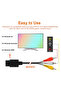 black 1.8m AV Cable Composite Video Cord 6 Feet Line Compatible with Nintendo 64/N64/GameCube/SNES T - 4