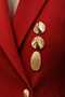 Z.A.R.A Button 4 cm and 2.5 Gold Plated 1 Pack 3 Pieces - 2
