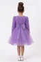 Luvia Long Sleeve Girls Tutu Evening Dress M00810 Lila - 3