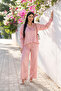 Blush Pink Shirt and Pant Two Piece Set I The Elegance Edit - 2