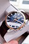 Original Japanese Mechanism Leather Cord Men's Wristwatch 5Atm Water Resistant Gift Special Box Bme2011C1 - 2