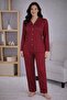 Women's 7124 Long Sleeve Buttoned Pajama Set
