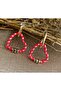 Women's Pink Heart Earrings - 2